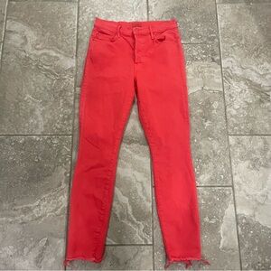 MOTHER The stunner Ankle Fray Play Date Jeans‎ sz 27